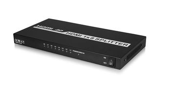 HDMI 1分8分配器產品高清大圖展示與計算機及通訊設備租賃應用